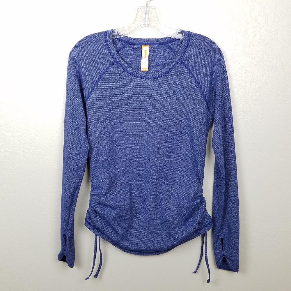 Lucy long sleeve adjustable gathered sides